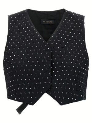 'Nadine Crystal' waistcoat THE ANDAMANE Black
