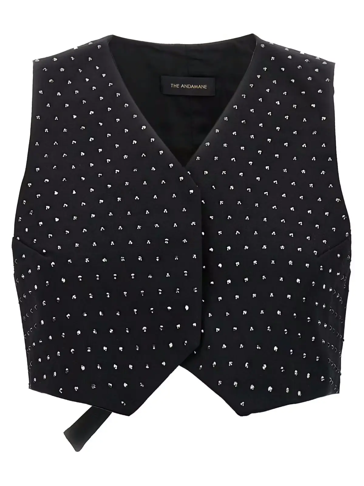 Жилет Nadine Crystal The Andamane Чорний 1 'Nadine Crystal' waistcoat THE ANDAMANE Black