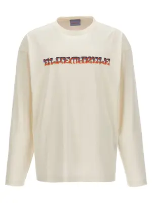 'Trippy Leaves' t-shirt BLUEMARBLE White