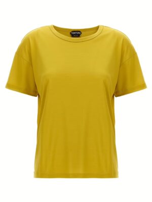 Silk t-shirt TOM FORD Yellow