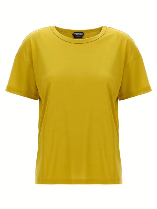 Silk t-shirt TOM FORD Yellow
