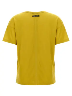 Silk t-shirt TSJ383FAX835FG324 TOM FORD Yellow