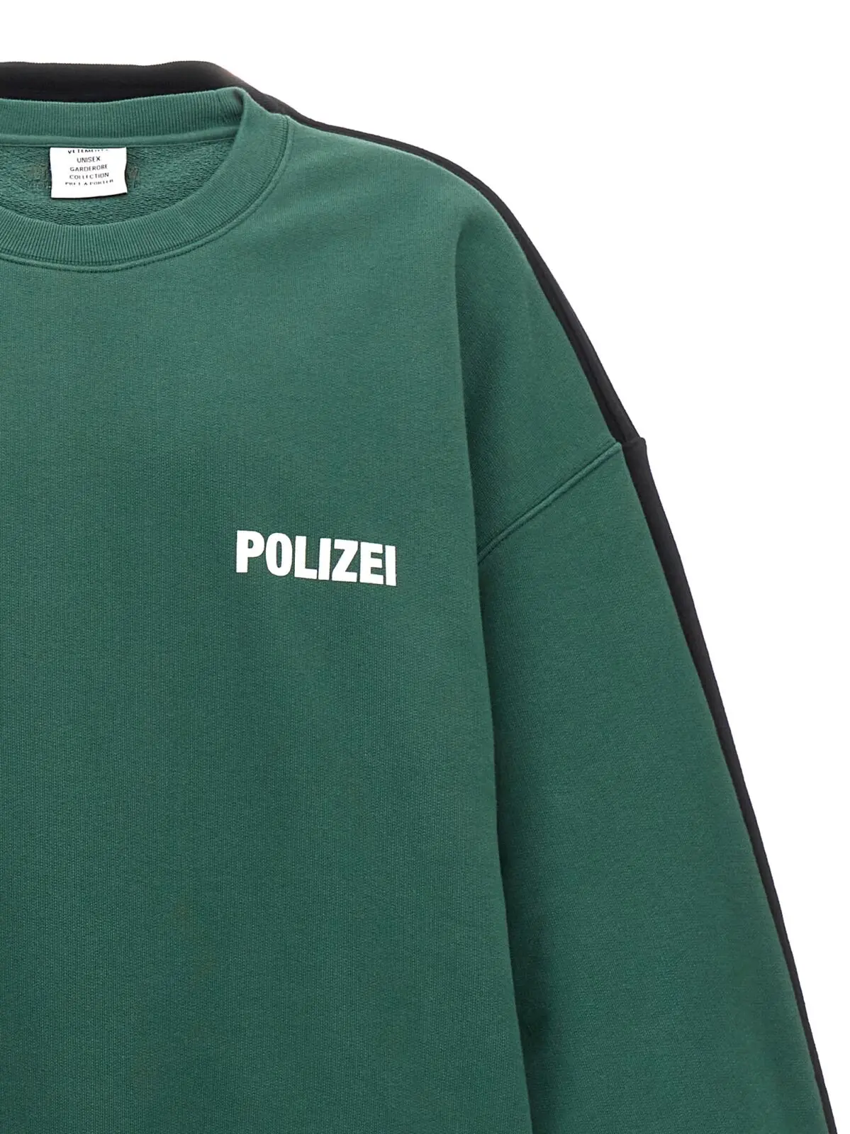Світшот Vetements Polizei/Securite Багатокольоровий 4 'Polizei/Securite' sweatshirt 80% cotton