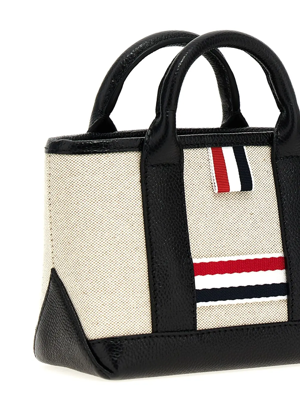 Сумка Thom Browne Micro Tool Tote Чорна 3 'Micro Tool Tote' handbag Woman THOM BROWNE Black