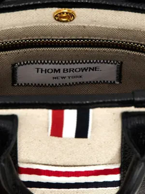 'Micro Tool Tote' handbag  THOM BROWNE Black