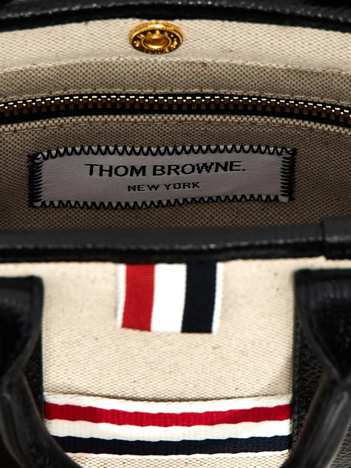 Сумка Thom Browne Micro Tool Tote Чорна 4 'Micro Tool Tote' handbag THOM BROWNE Black