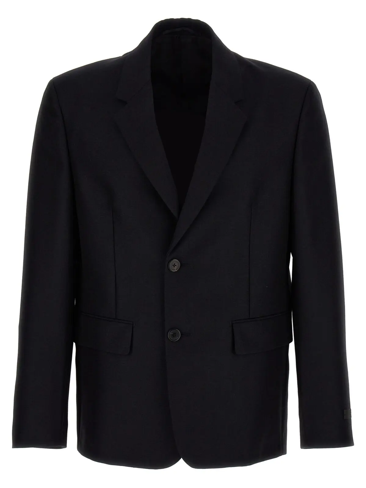 Блейзер Removable collar single-breasted Prada Синій 2 Removable collar single-breasted blazer UGM2341WC1F0008 PRADA Blue