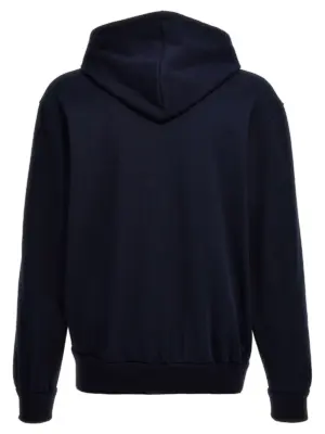 Piquet cotton hoodie UJNL0LPA6114100 BRIONI Blue