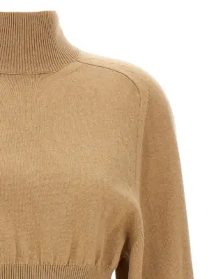 'Ululato' turtleneck sweater Woman SPORTMAX Beige
