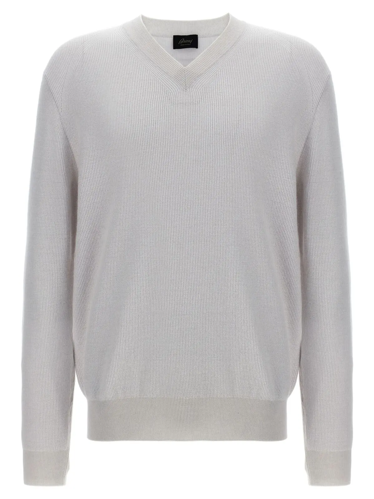 Светр з V-подібним вирізом Brioni Білий 1 V-neck sweater BRIONI White