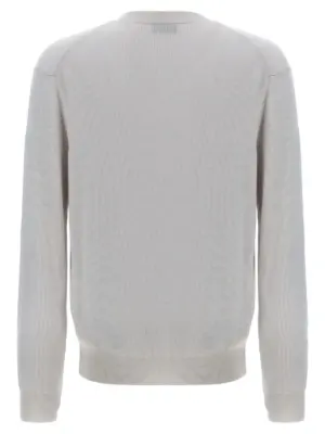 V-neck sweater UMQ70LOCK129190 BRIONI White