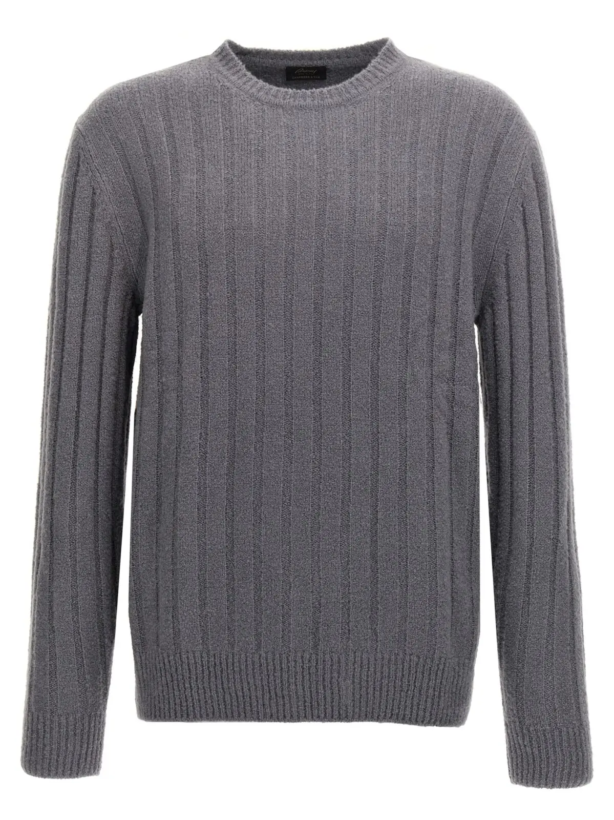 Светр з круглим вирізом Brioni Сірий 1 Crewneck sweater BRIONI Gray