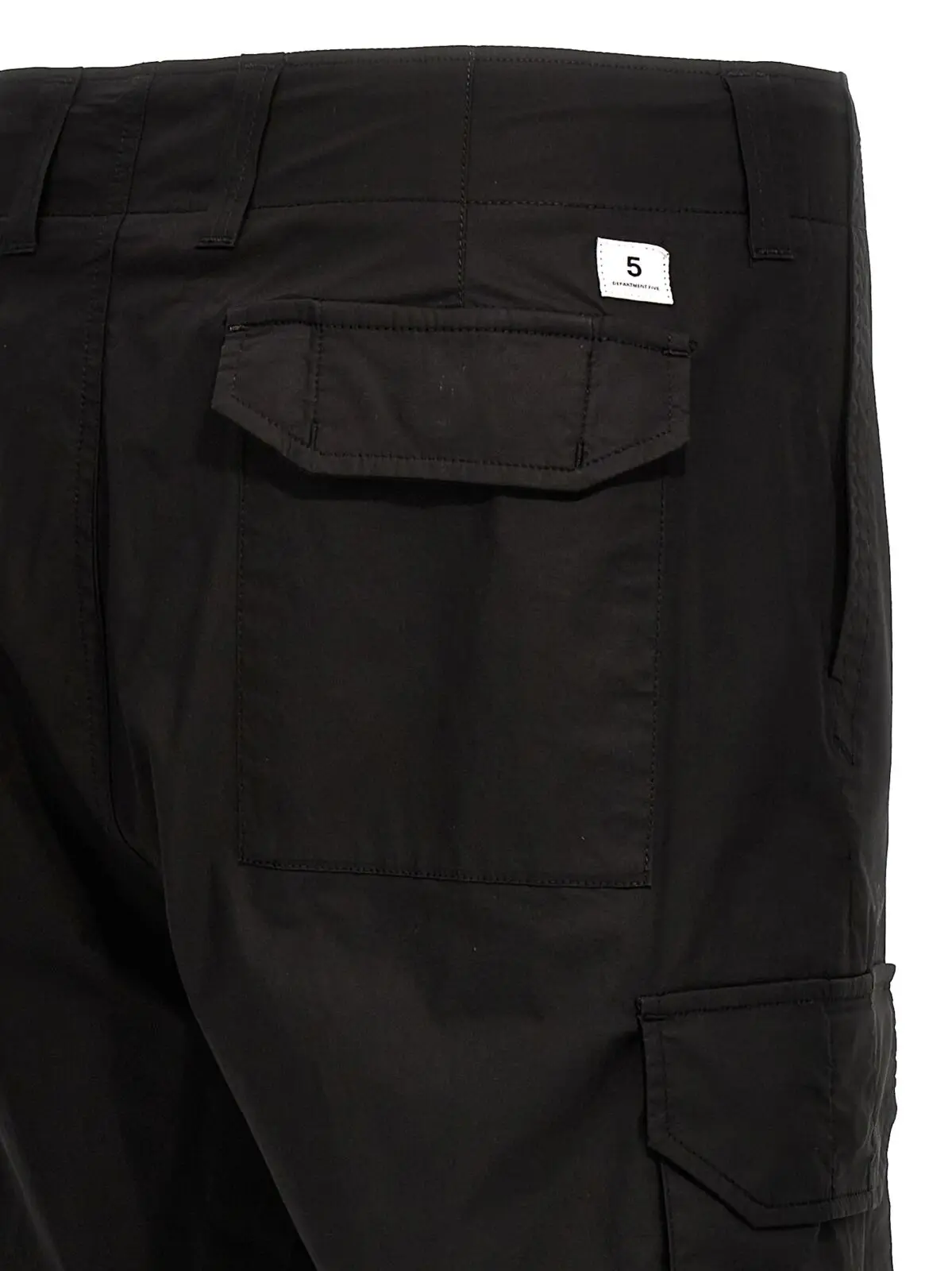 Карго-штани Fleet Department 5 Чорні 4 'Fleet' cargo trousers 98% cotton