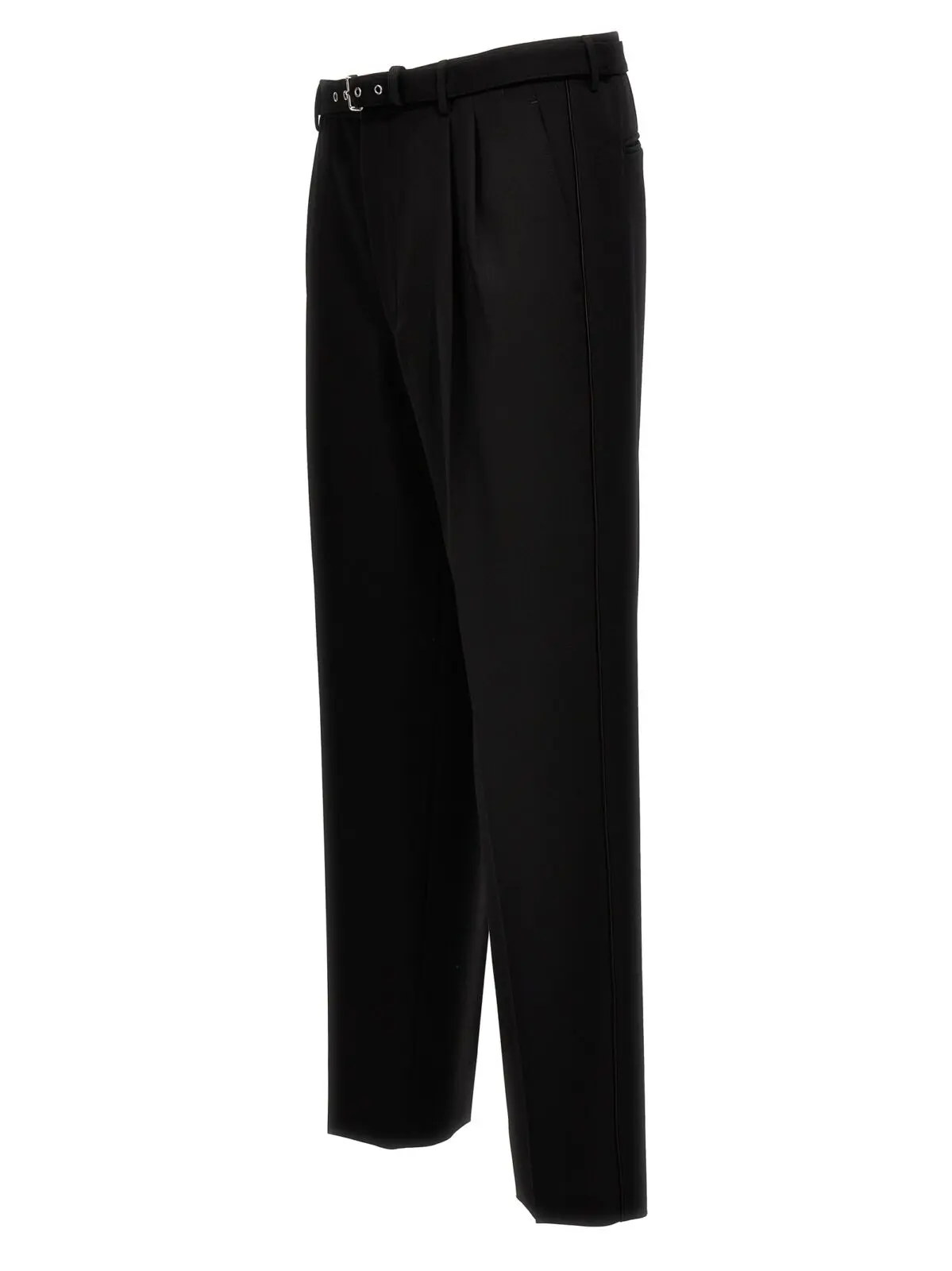 Шерстяні костюмні штани Prada Чорні 3 Wool tailored trousers Man PRADA Black