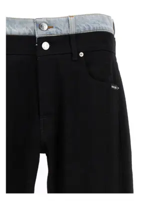 Double waist jeans Man VTMNTS Black