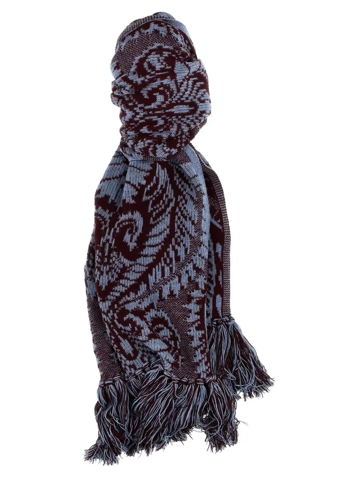 Шарф Etro Barocco з жакардовим візерунком Багатокольоровий 1 'Barocco' jacquard scarf ETRO Multicolor