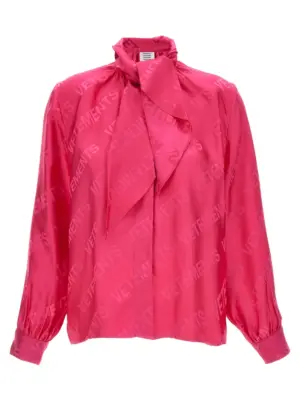 'Monogram' blouse VETEMENTS Fuchsia