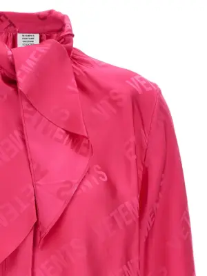 'Monogram' blouse Woman VETEMENTS Fuchsia