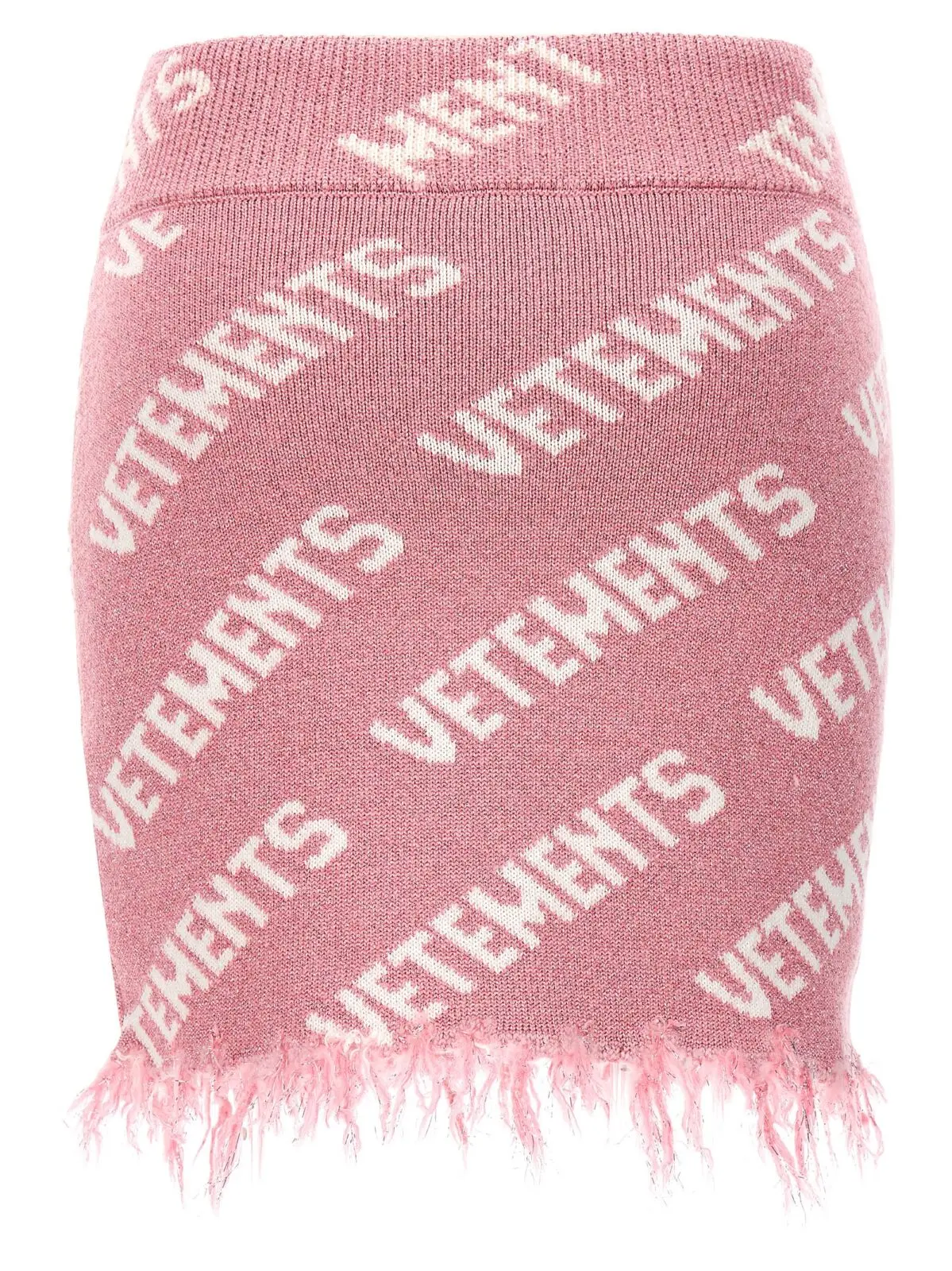 Спідниця Iconic Lurex Monogram Vetements 2 'Iconic Lurex Monogram' skirt WE64KN905PBABYPINK VETEMENTS Pink