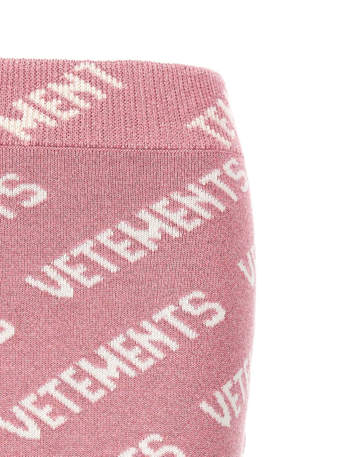 Спідниця Iconic Lurex Monogram Vetements 3 'Iconic Lurex Monogram' skirt Woman VETEMENTS Pink
