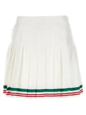 'Casa way' skirt CASABLANCA White