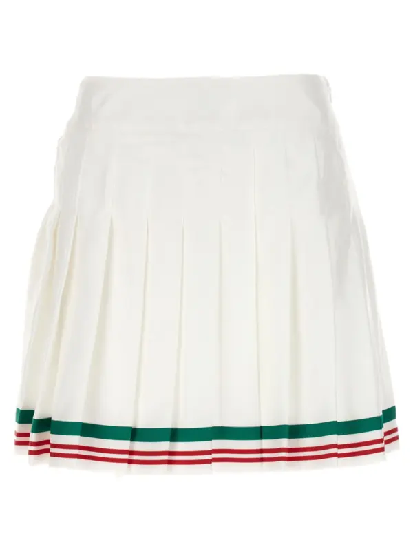 'Casa way' skirt CASABLANCA White