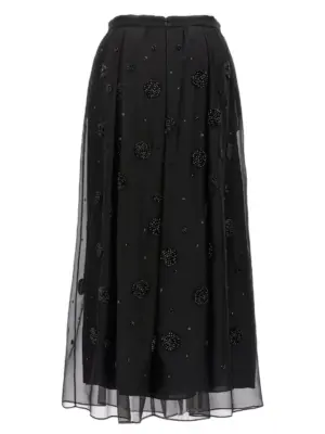'Wilma' skirt WILMA001 MAX MARA STUDIO Black