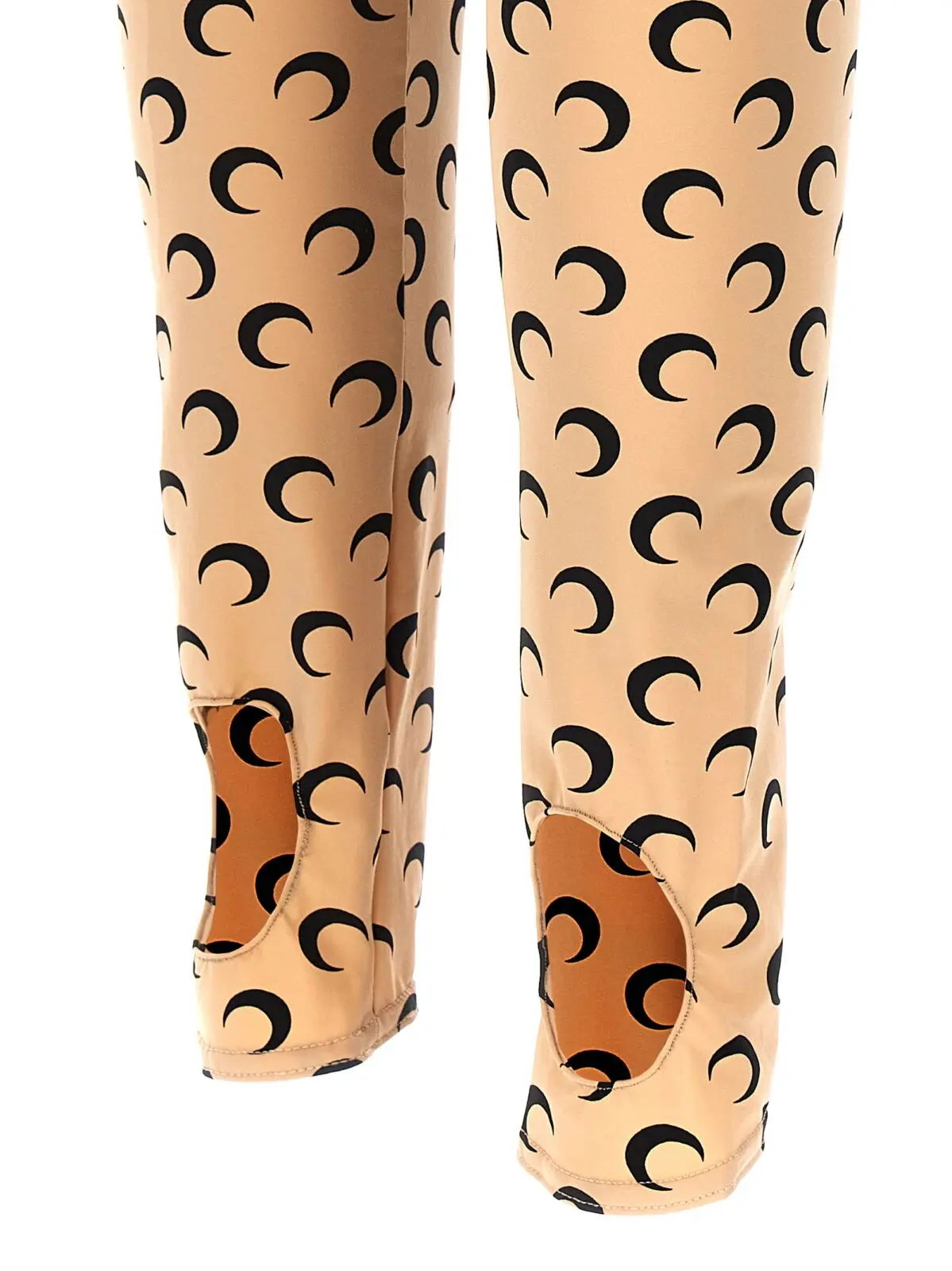Легінси Marine Serre Moon Printed Бежеві 4 'Moon Printed' leggings 88% polyamide