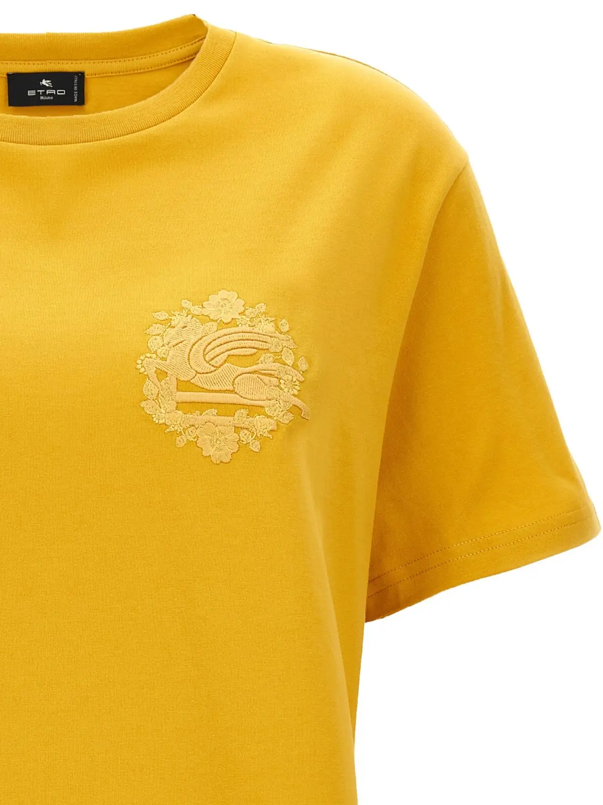 Футболка Logo Etro 3 Logo T-shirt Woman ETRO Yellow