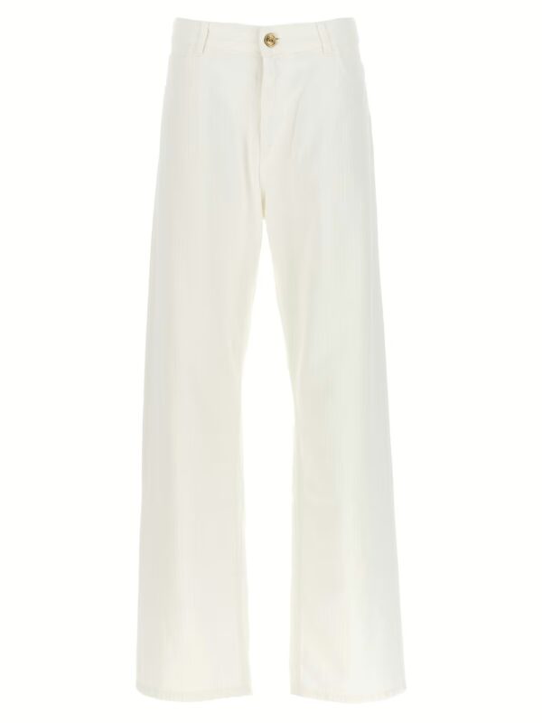 Baggy chevron jeans ETRO White