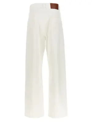 Baggy chevron jeans WRNB0005AC169W0111 ETRO White