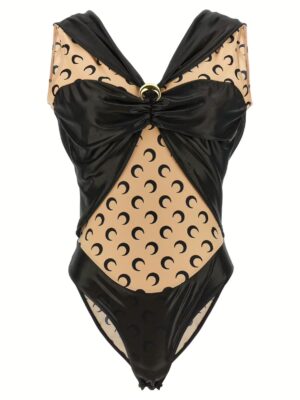 Logo bodysuit MARINE SERRE Black