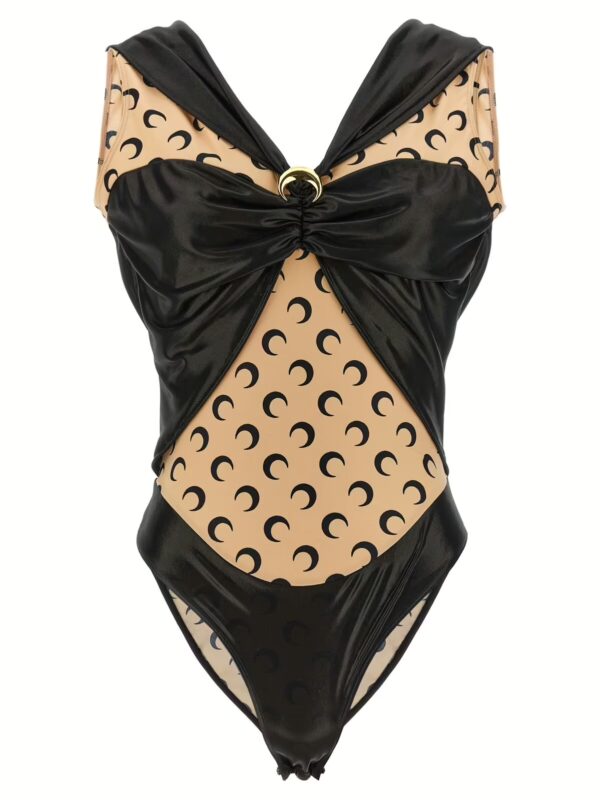 Logo bodysuit MARINE SERRE Black