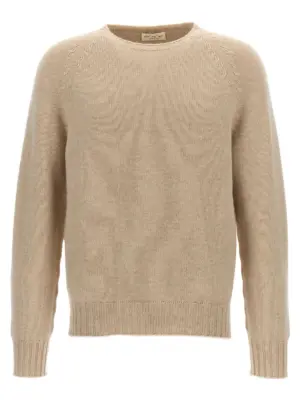Crew-Neck Sweater MA'RY'YA Beige