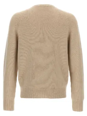 Crew-Neck Sweater YNK040B2 MA'RY'YA Beige