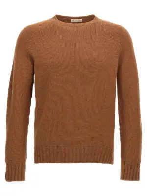 Crew-Neck Sweater MA'RY'YA Brown