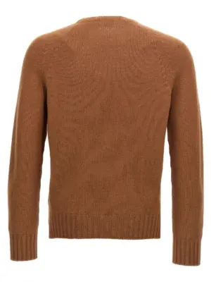 Crew-Neck Sweater YNK040B4 MA'RY'YA Brown