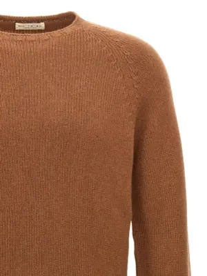 Crew-Neck Sweater Man MA'RY'YA Brown