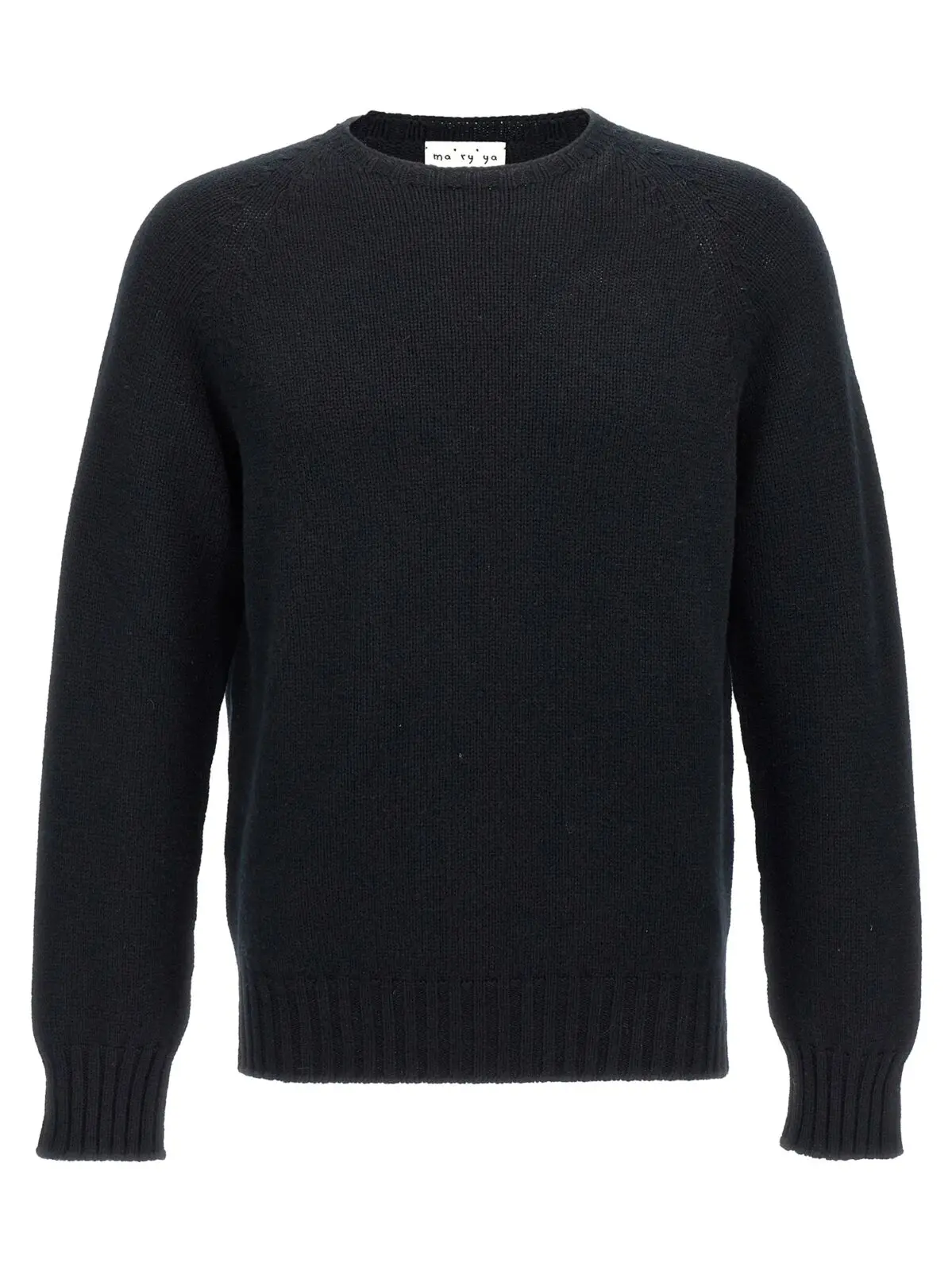 Светр Ma'ry'ya Crew-Neck Чорний 1 Crew-Neck Sweater MA'RY'YA Black