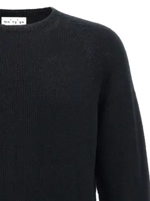 Crew-Neck Sweater Man MA'RY'YA Black