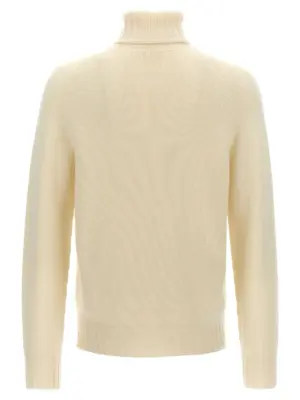 High neck sweater YNK042B1 MA'RY'YA White