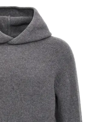 Wool hooded sweater Man MA'RY'YA Gray