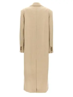 'Zeno' coat ZENOBEIGE LOULOU STUDIO Beige