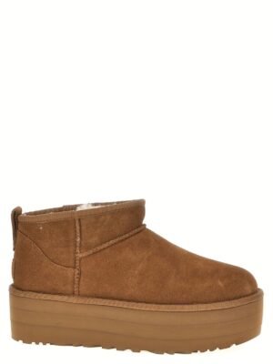 'Classic Ultra Mini Platform' ankle boots UGG Brown