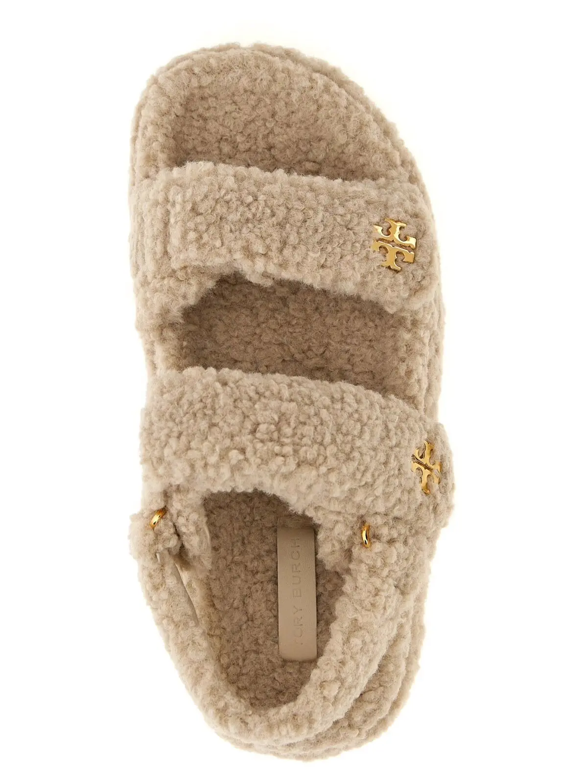 Босоніжки Tory Burch Kira Бежеві 4 'Kira' sandals 100% polyamide TORY BURCH Beige