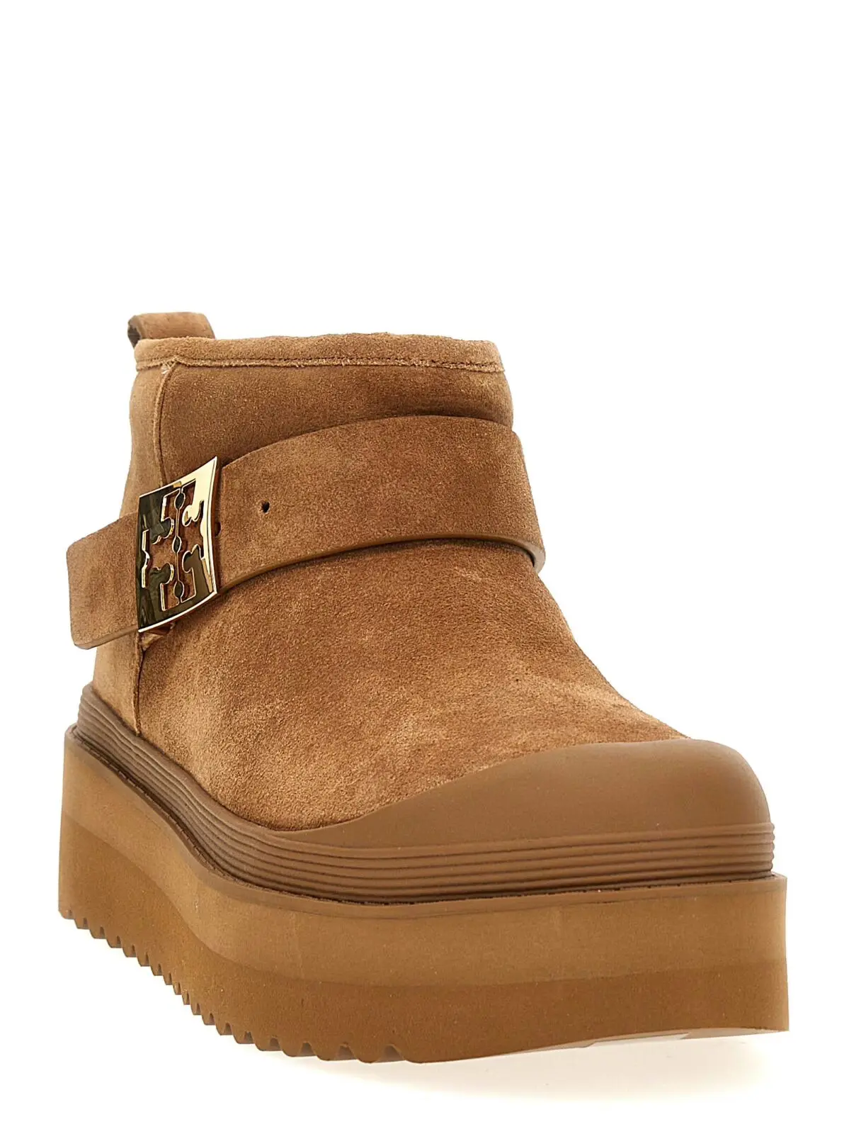 Черевики Tory Burch Mellow Shearling Platform Коричневі 2 'Mellow Shearling Platform' ankle boots 165421200 TORY BURCH Brown