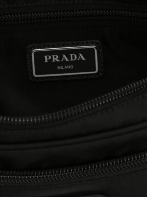 Re-nylon belt bag 100% recycled nylon PRADA Black