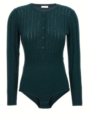 'Tralala Luxe' bodysuit ERES Green