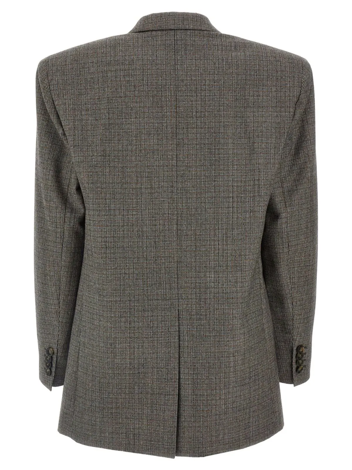 Блейзер Stella Mccartney Single-breasted micro houndstooth Сірий 2 Single-breasted micro houndstooth blazer 6501233EJ7902425 STELLA MCCARTNEY Gray