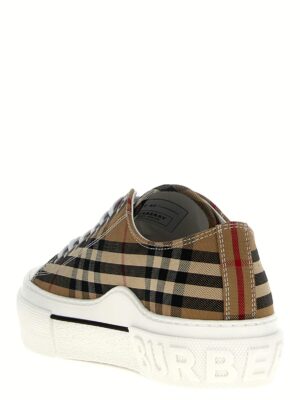Check sneakers Man BURBERRY Beige